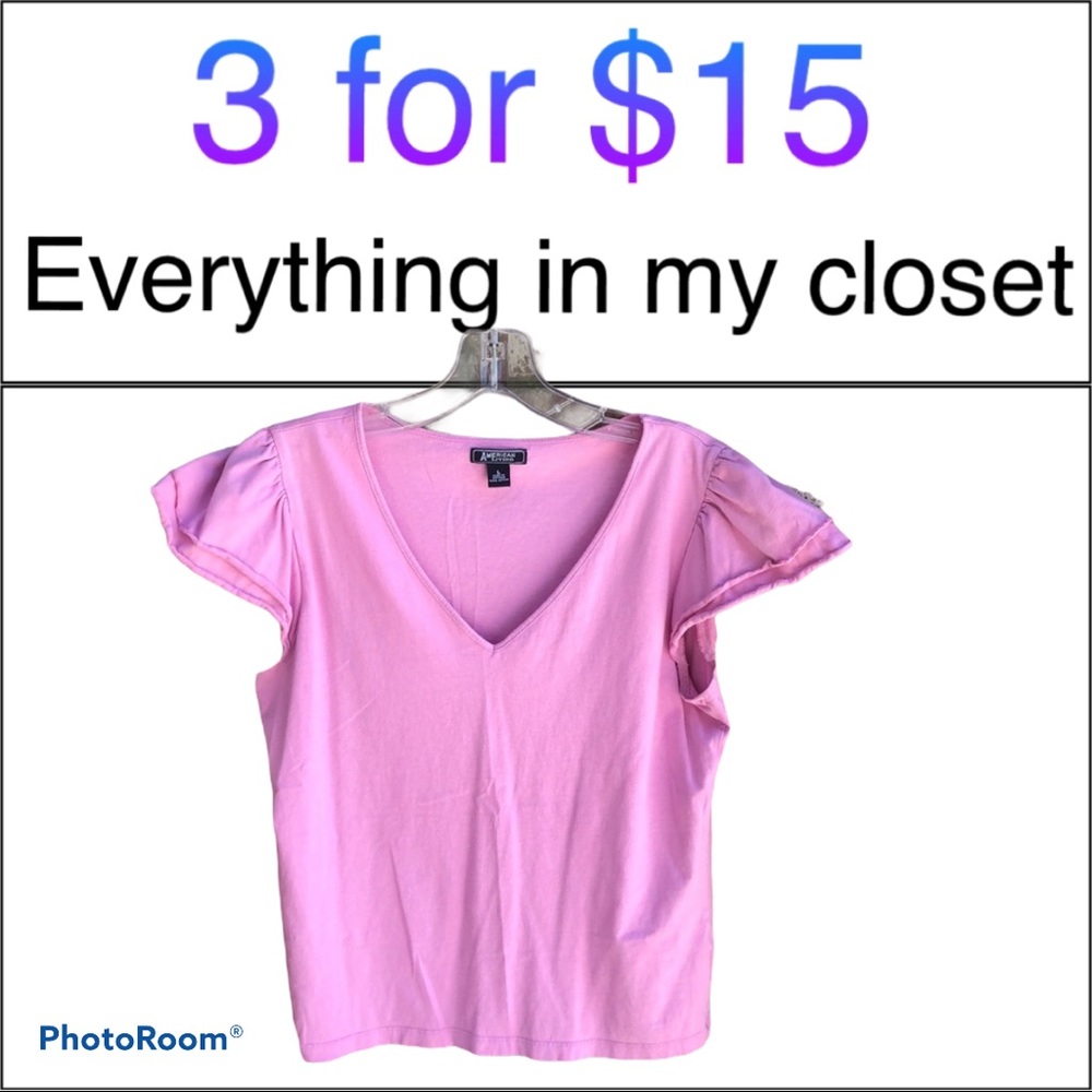 MUST BUNDLE Womens Large Pink Top